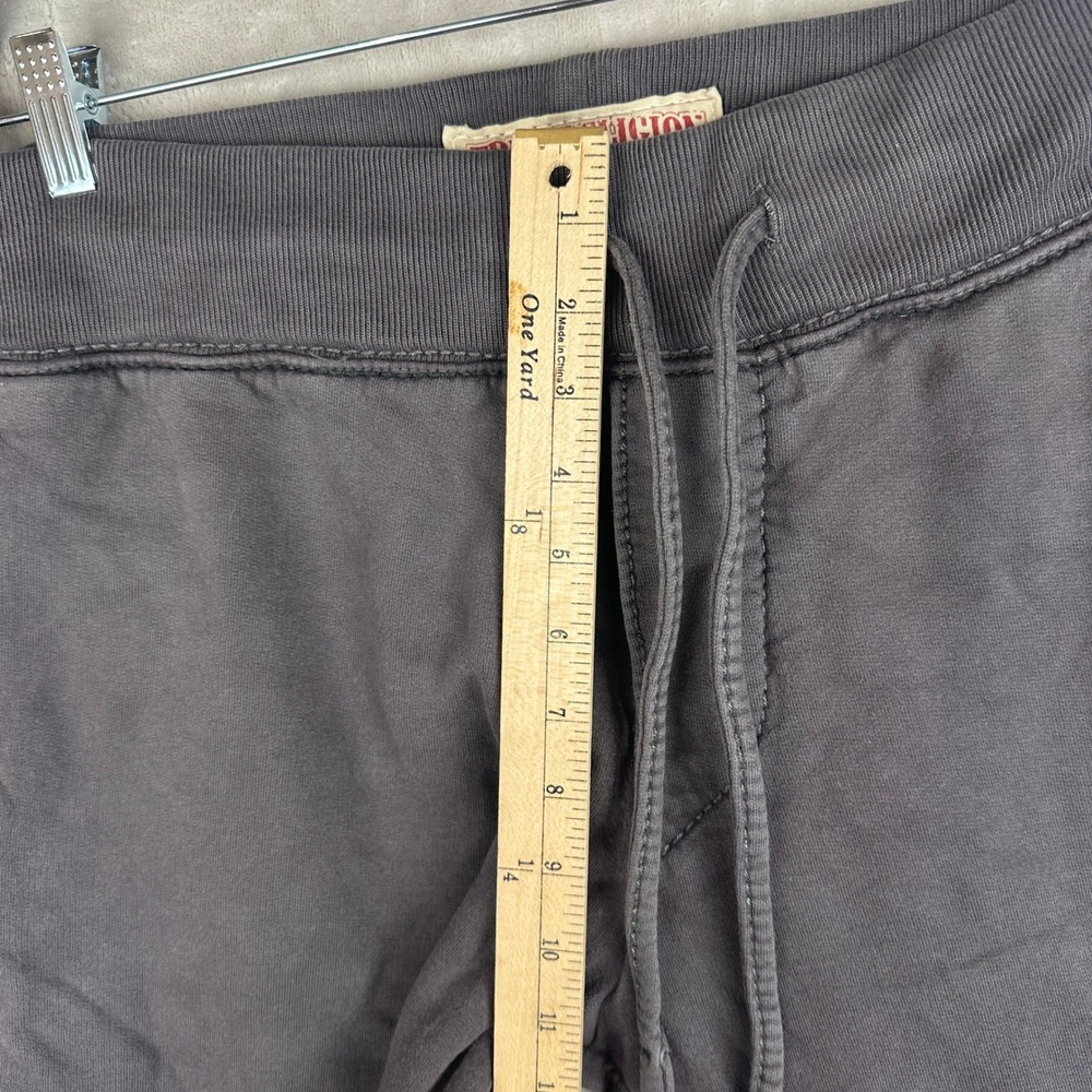 True Religion Mens Size Large World Tour Sweatpants Gray 100% Cotton Drawstring - Picture 9 of 10